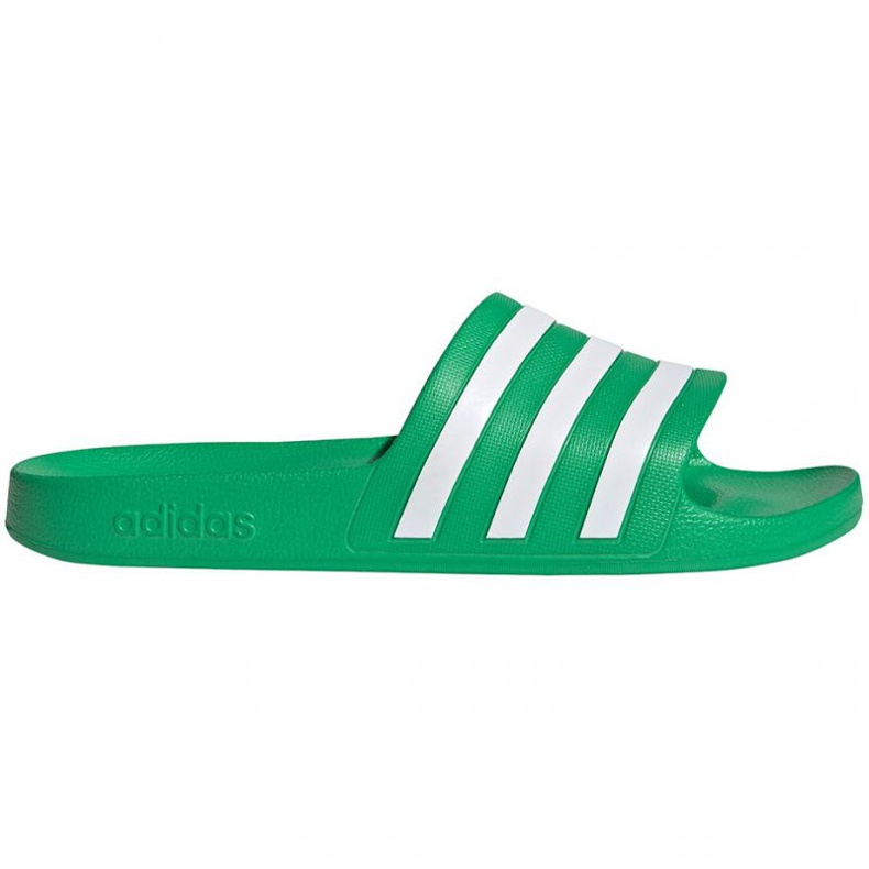 Zelené pantofle Adidas Adilette Aqua FY8048 bílý zelená