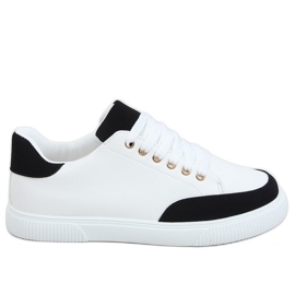 Bílé dámské tenisky 6110 Black bílý černý