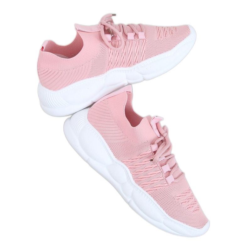 Růžová LA40 Růžová sportovní ponožka růžový Růžová LA40 Růžová sportovní ponožka růžový