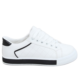 Dámské černobílé tenisky A88-86 Black bílý černý