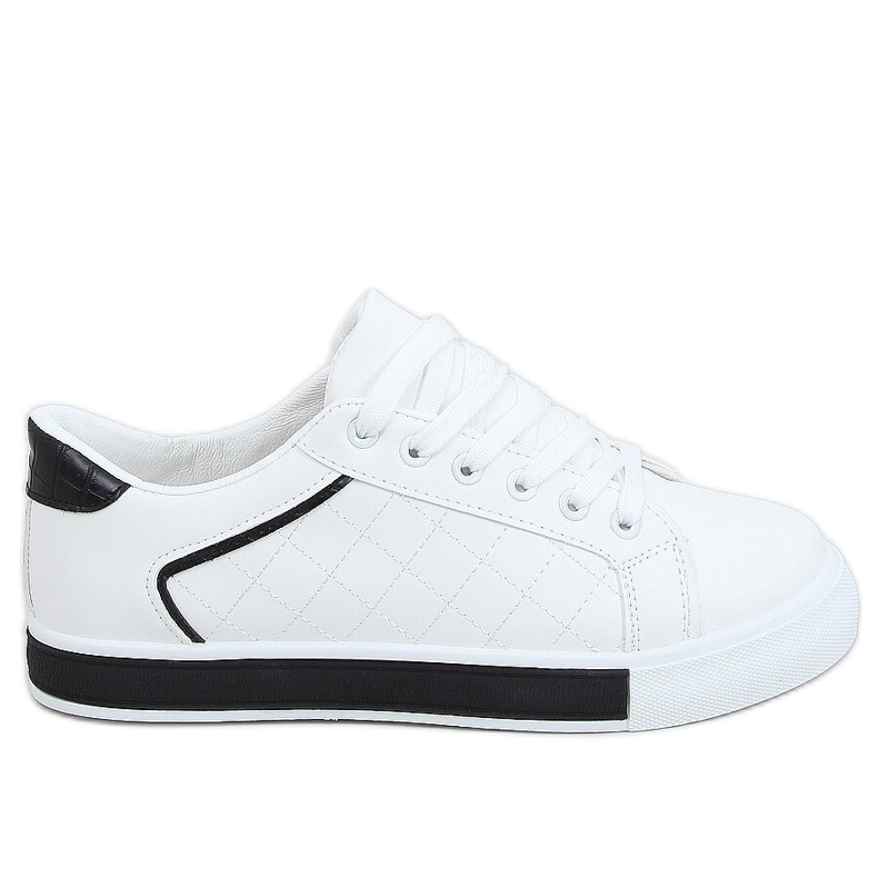 Dámské černobílé tenisky A88-86 Black bílý černá