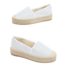 Bílé dámské espadrilky A666-ESP-1 White bílý