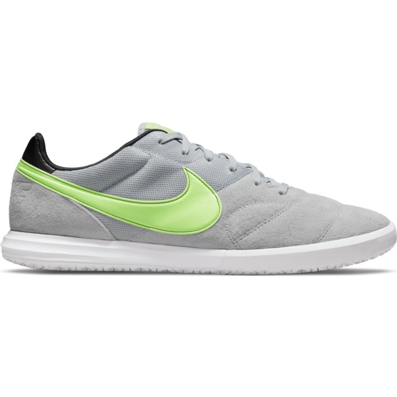 Kopačky Nike Premier Ii Sala Ic AV3153 012 zelená šedá Kopačky Nike Premier Ii Sala Ic AV3153 012 zelená šedá