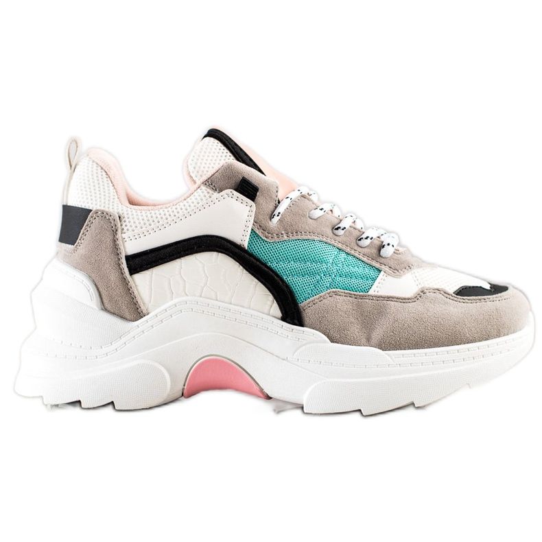 SHELOVET Módní barevné tenisky vícebarevný