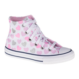 Converse Chuck Taylor All Star High Top Jr 668019C bílý černý