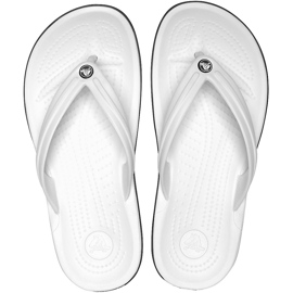 Pantofle Crocs Crocband Flip white 11033 100 bílý Pantofle Crocs Crocband Flip white 11033 100 bílý