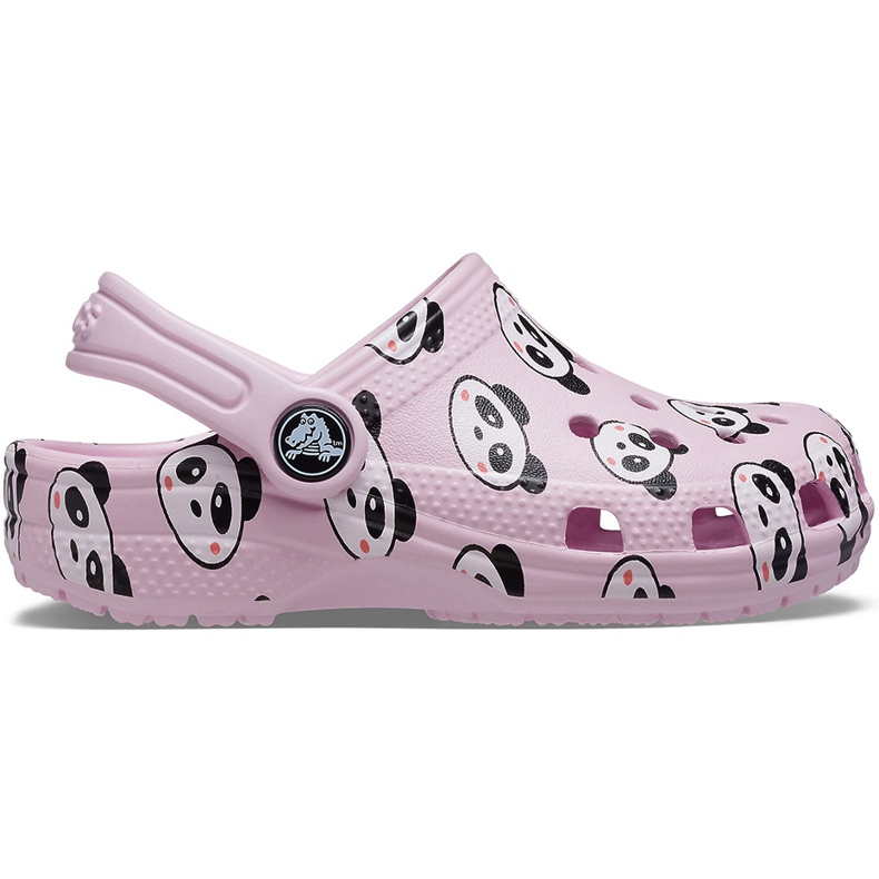 Crocs pro děti Classic Panda Print Clog světle růžová 206999 6GD růžový