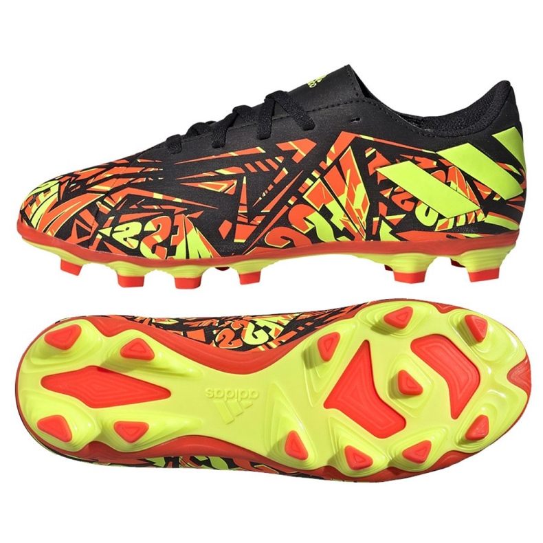 Kopačky Adidas Nemeziz Messi.4 FxG Jr FW7312 vícebarevný vícebarevný