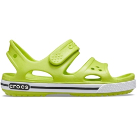 Dětské sandály Crocs Crocband Ii Sandal limetkově černé 14854 3T3 zelená Dětské sandály Crocs Crocband Ii Sandal limetkově černé 14854 3T3 zelená