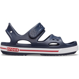 Crocs sandály pro děti Crocband Ii Sandal navy blue-white 14854 462 bílý námořnická modř