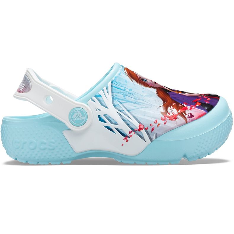 Crocs pro děti Fl Ol Disney Frozen 2 Clog blue 206167 4O9 modrý vícebarevný