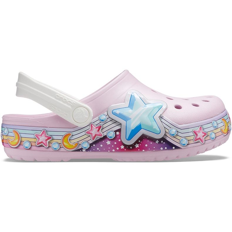 Crocs pro děti Fl Star Band Clog růžová 207075 6GD růžový
