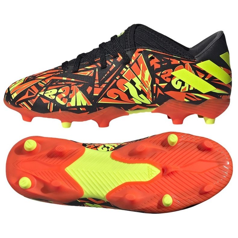 Kopačky Adidas Nemeziz Messi.3 Fg Jr FW7315 vícebarevný vícebarevný Kopačky Adidas Nemeziz Messi.3 Fg Jr FW7315 vícebarevný vícebarevný