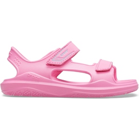 Dětské sandály Crocs Swiftwater Expedition růžové 206267 6M3 růžový