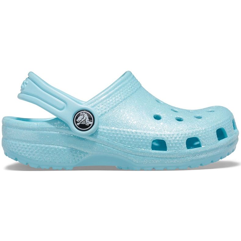 Crocs dětské Classic Glitter Clog blue 205441 4O9 modrý