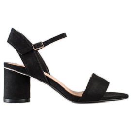 Evento Stylové sandály na baru černý