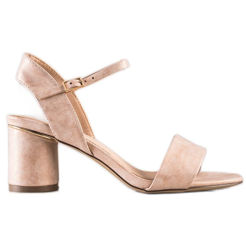 Evento Stylové sandály na baru růžový Evento Stylové sandály na baru růžový