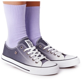 Dámské tenisky Big Star HH274128 Ombre Black bílý černý