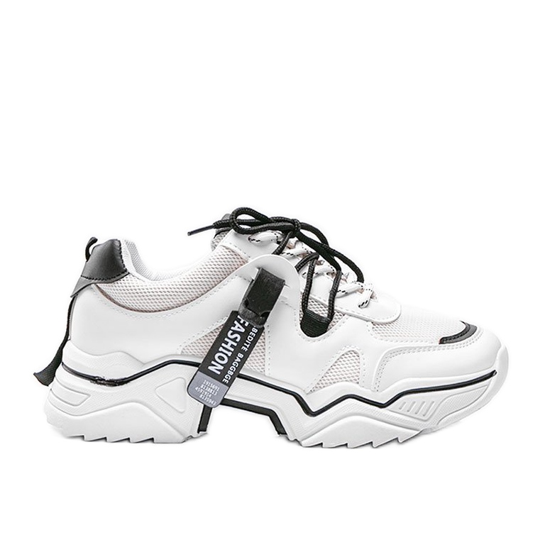 Černobílé keňské sportovní tenisky bílý