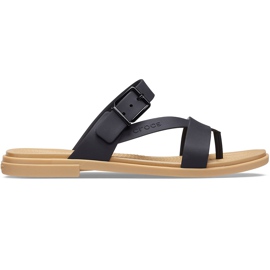 Dámské sandály Crocs Tulum Toe Post Black 206108 00W černá Dámské sandály Crocs Tulum Toe Post Black 206108 00W černá