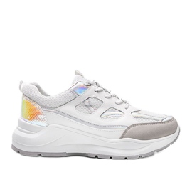 Bílé tenisky na silné podrážce Aliza bílý