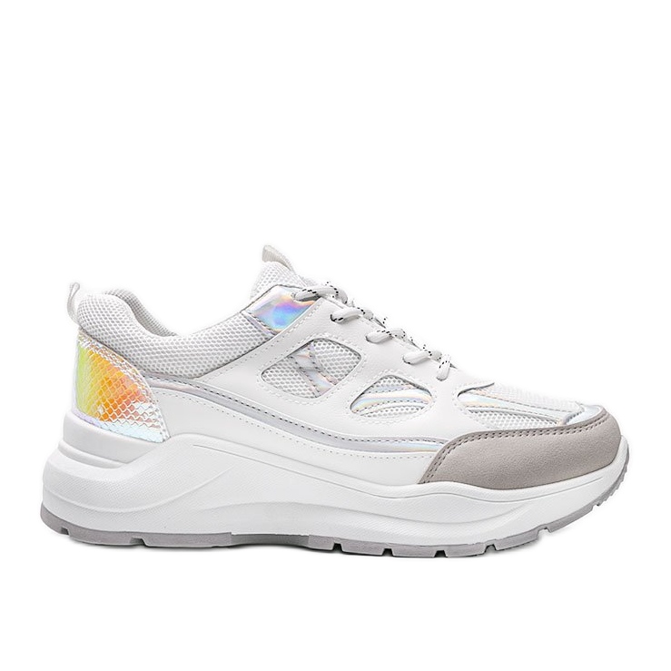 Bílé tenisky na silné podrážce Aliza bílý