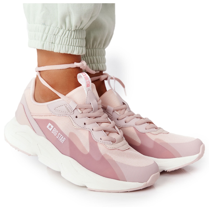 Dámská sportovní obuv Memory Foam Big Star HH274811 růžová růžový