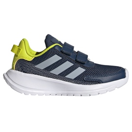 Dětské boty Adidas Tensaur Run C šedozelené FY9196 námořnická modř šedá zelený