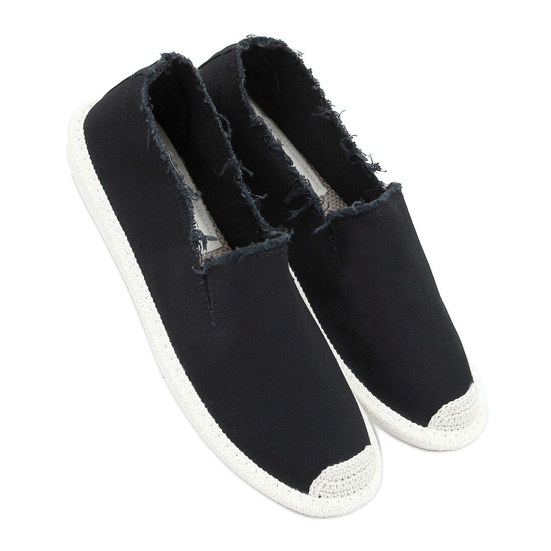 Černé dámské espadrilky 7105 Black černá