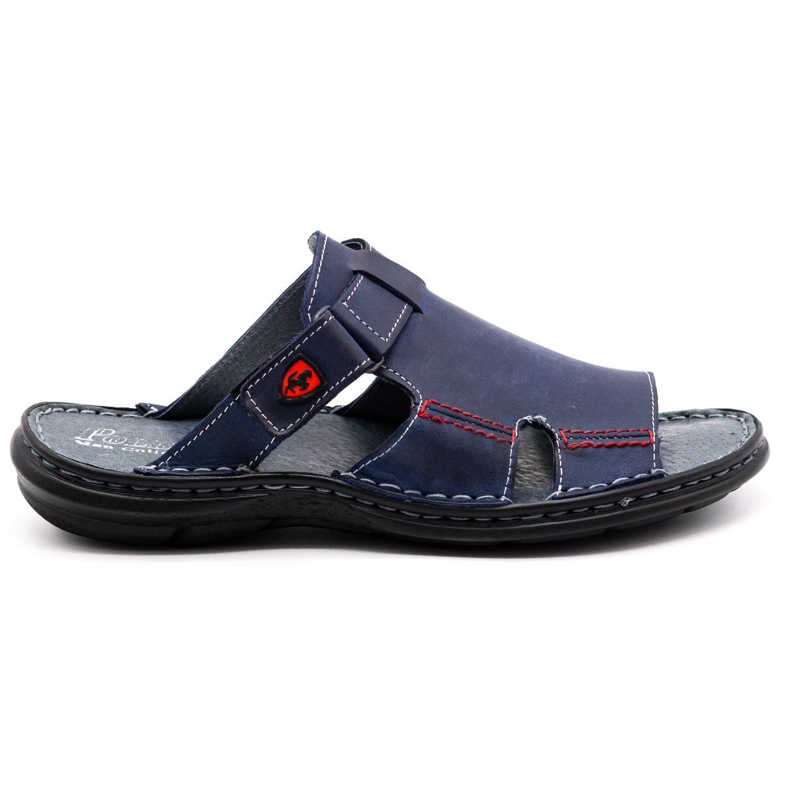 Polbut Pánské pantofle 356 tmavě modré námořnická modrá