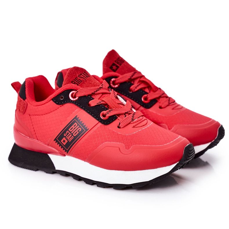 Dětská sportovní obuv Paměťová pěna Big Star HH374173 červená červené