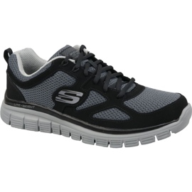 Boty Skechers Burns Agoura M 52635-BKGY černý