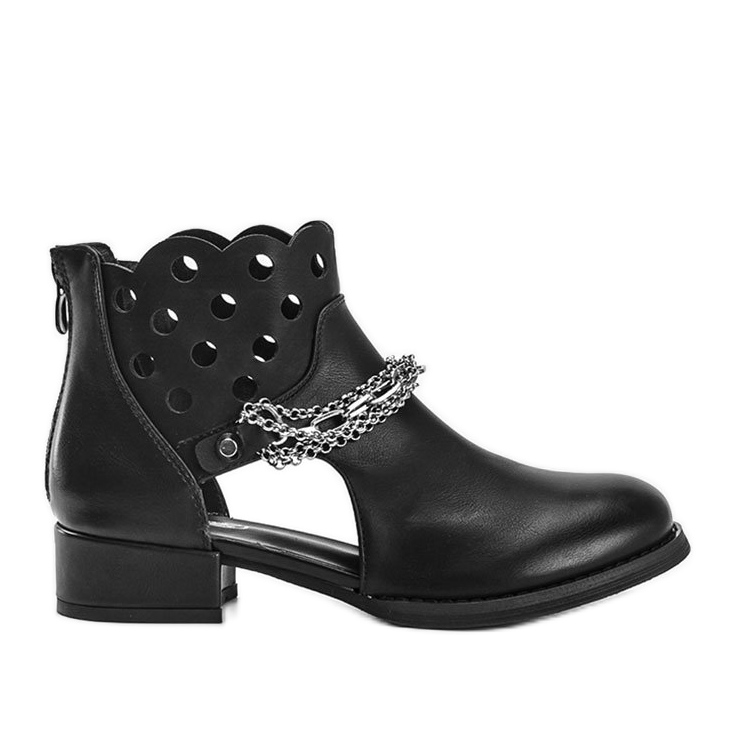 Černé kotníkové boty Gracela černá