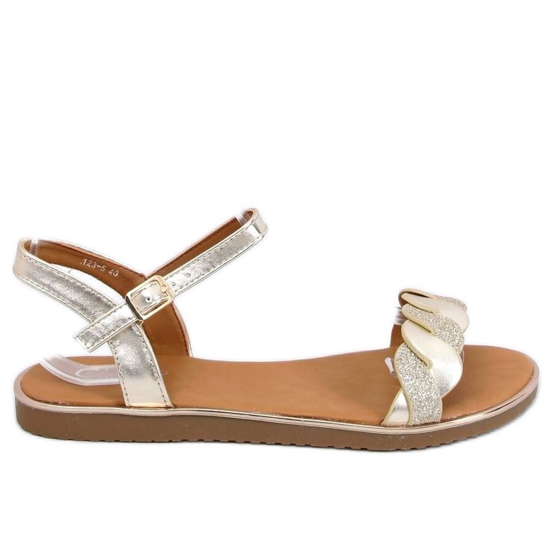 Zlaté dámské sandály 123-5 Gold zlatý