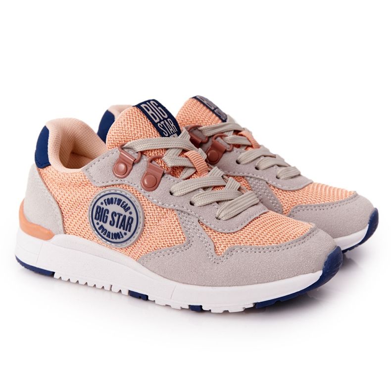 Dětská sportovní obuv Paměťová pěna Big Star HH374180 Oranžová oranžový