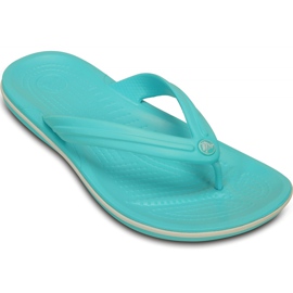Dámské pantofle Crocs Crocband Flip Blue 11033 4DY modrý Dámské pantofle Crocs Crocband Flip Blue 11033 4DY modrý