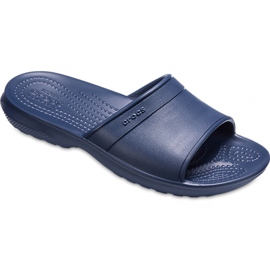 Dětské pantofle Crocs Classic Slide pro děti 204981 410 námořnická modrá