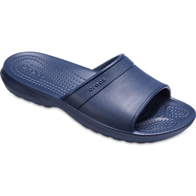 Dětské pantofle Crocs Classic Slide pro děti 204981 410 námořnická modrá