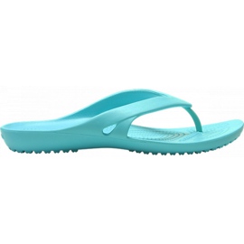 Dámské sandály Crocs Kadee Ii Flip W tyrkysové 202492 40M modrý Dámské sandály Crocs Kadee Ii Flip W tyrkysové 202492 40M modrý