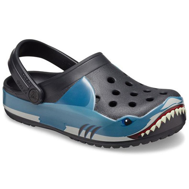 Crocs pro děti Fun Lab Shark Band Clg K černý 206271 001 černá