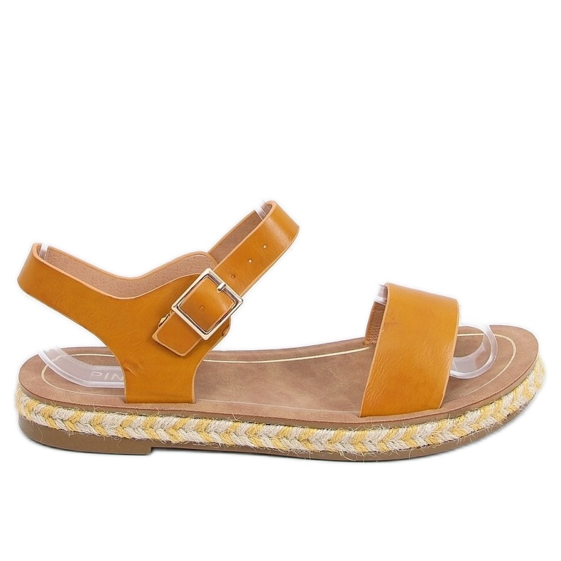 Sandály espadrilles honeyTH005 Yellow žlutá