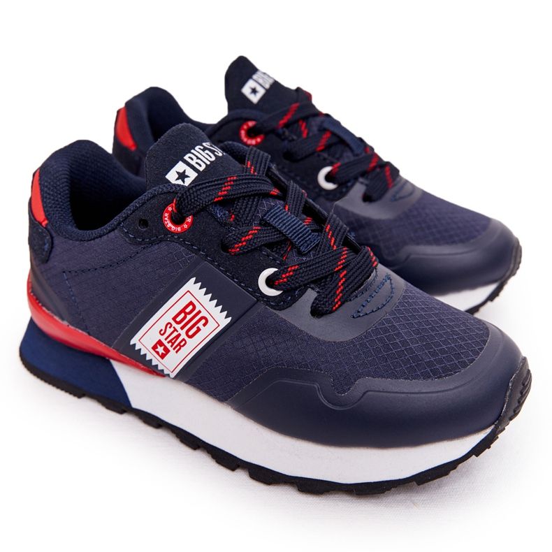 Dětská sportovní obuv Memory Foam Big Star HH374171 Navy Blue modrý