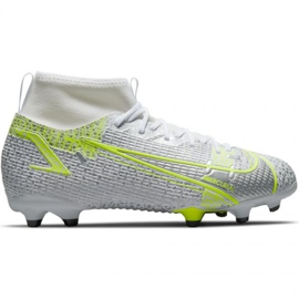 Kopačky Nike Mercurial Superfly 8 Academy FG / MG Jr CV1127 107 šedá stříbro