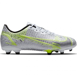 Kopačky Nike Mercurial Vapor 14 Academy FG / MG Jr CV0811 107 šedá stříbro