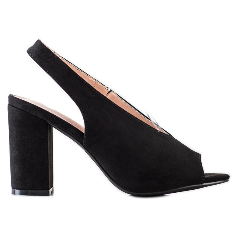 S. BARSKI Vestavěné sandály S.BARSKI černá