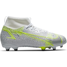 Kopačky Nike Mercurial Superfly 8 Academy FG / MG Junior CV1127 107 stříbro