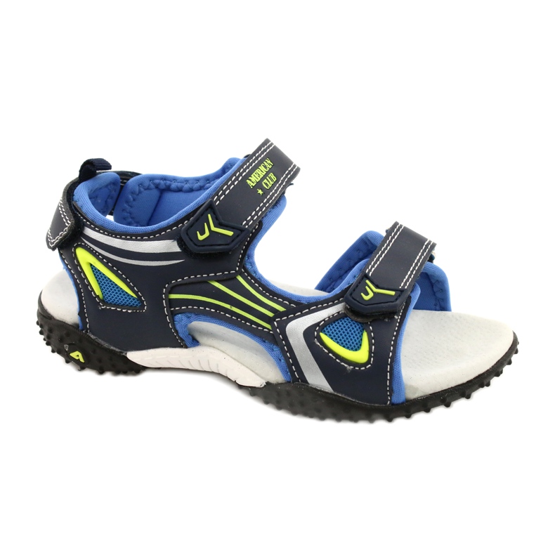 American Club Americká kožená vložka RL23 námořnická modrá modrý zelená