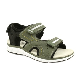 American Club Sports Sports Boys Leather Insert ES33/21 Khaki zelený