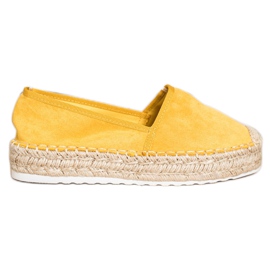 Seastar Espadrilky ze žlutého semiše žluť