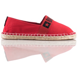 Dámské espadrilky Big Star HH274476 červený